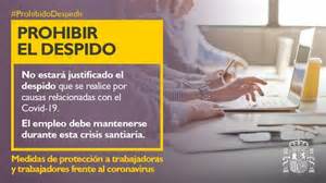 LOS DESPIDOS DURANTE EL ESTADO DE ALARMA POR EL CORONAVIRUS
